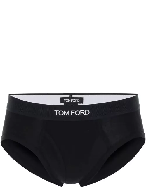 TOM FORD logo band slip underwear with elastic