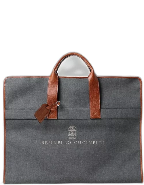 Travel Bag BRUNELLO CUCINELLI Men colour Grey