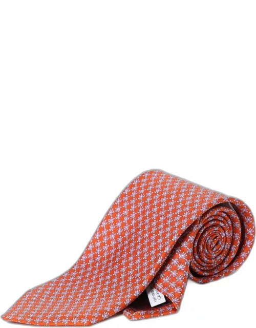 Tie FERRAGAMO Men colour Orange