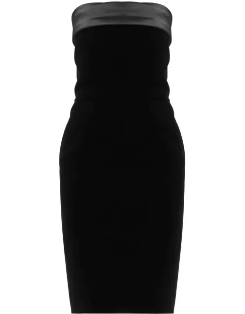 Yves Saint Laurent Strapless Velvet Dress - Black - 40 (UK12 / M)