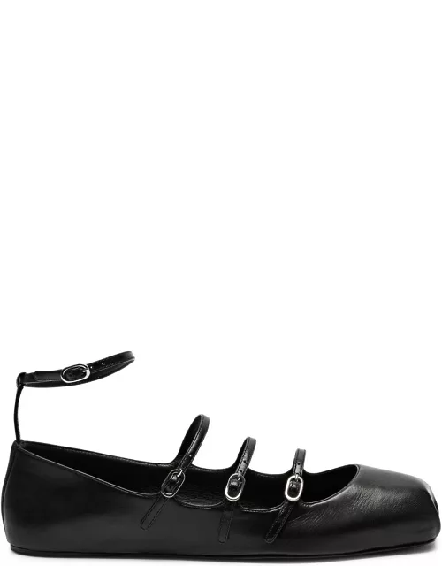 Alexander Mcqueen Leather Ballet Flats - Black - 36 (IT36 / UK3)