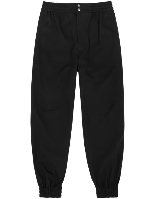 Alexander Mcqueen Cotton-canvas Trousers - Black - 46 (IT46 / S)