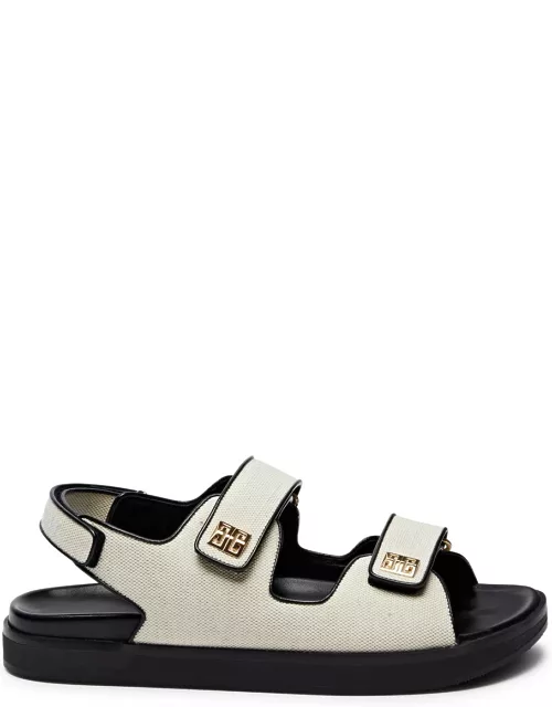 Givenchy 4G Canvas Sandals - Beige - 39 (IT39 / UK6)