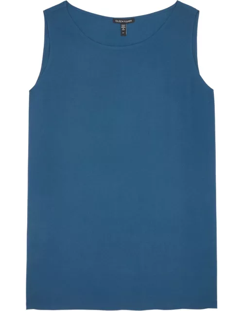Eileen Fisher Silk top - Blue - L (UK 18-20 / XL)