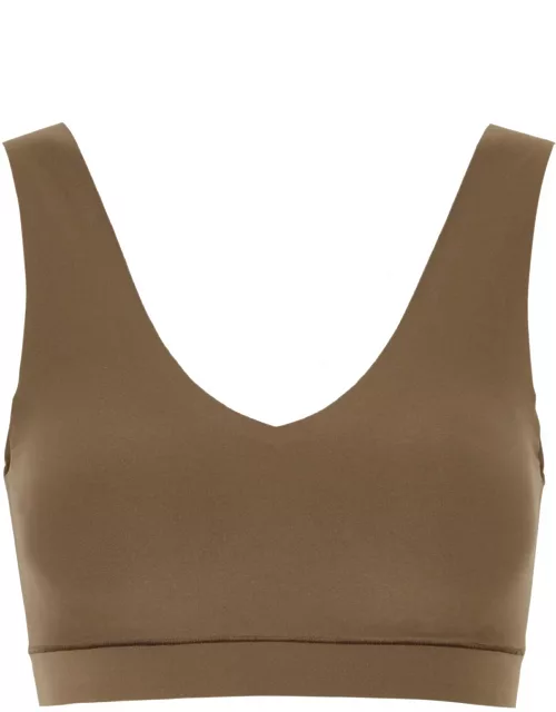 Chantelle Soft Stretch Padded Soft-cup bra - Brown