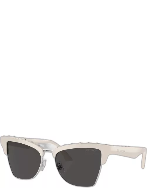 Embellished Butterfly Acetate Sunglasse