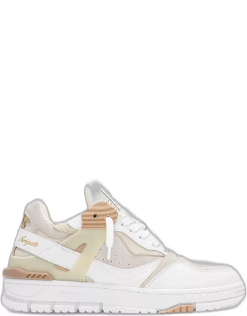 Axel Arigato Astro Sneaker White and beige leather 90s style low sneaker - Astro Sneaker