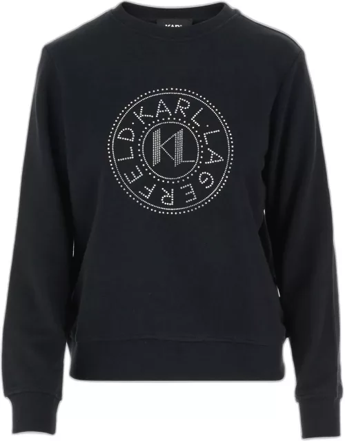 Karl Lagerfeld Cotton Sweatshirt With Logo