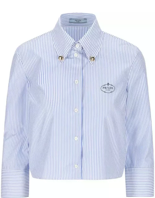 Prada Button-up Striped Shirt