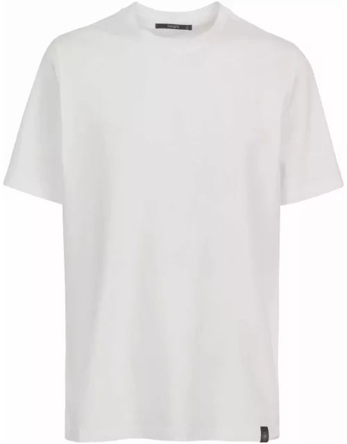 Kangra White Cotton T-shirt