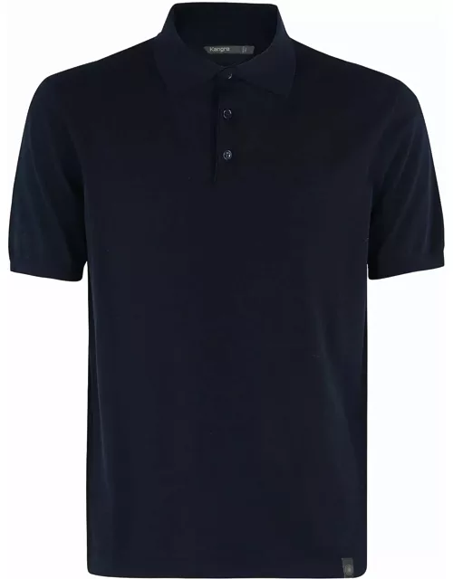 Kangra Blue Cotton Polo Shirt