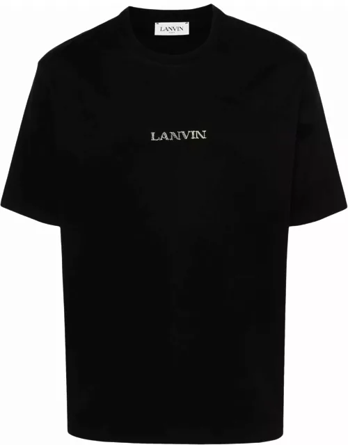 Lanvin T-shirts And Polos Black