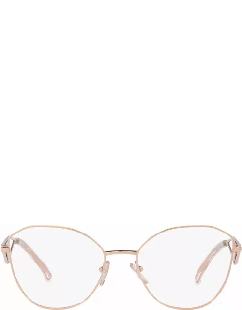 Prada Eyewear Pr 52zv Pink Gold Glasse