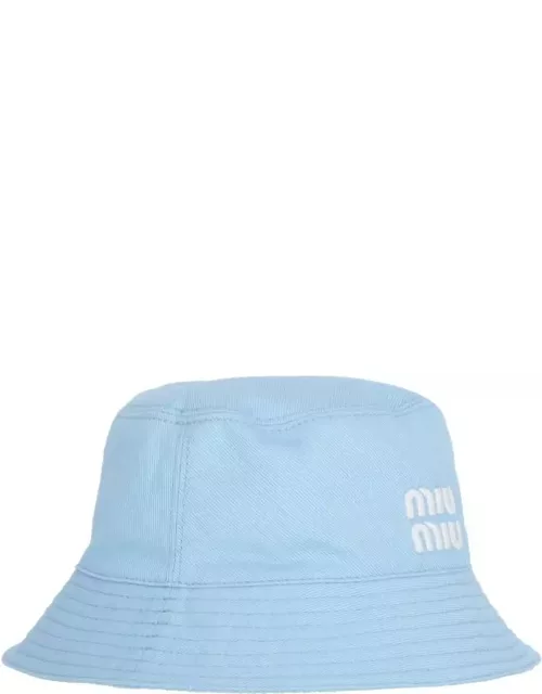 Miu Miu Logo Bucket Hat