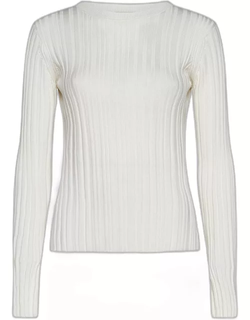 Loulou Studio Evie Ribbed Silk-blend Top