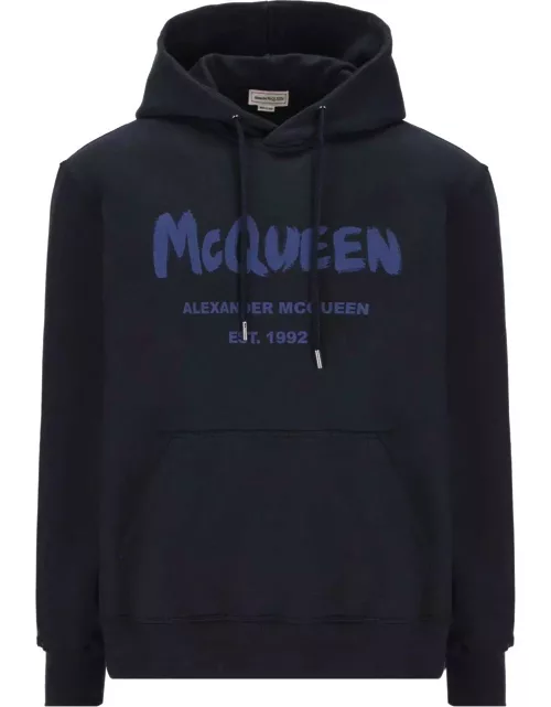 Alexander McQueen Logo Hoodie Sweatshirt