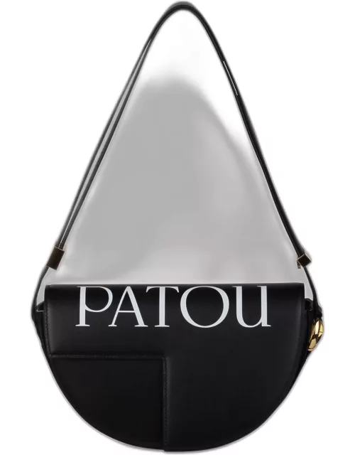 Patou Logo-print Leather Bag