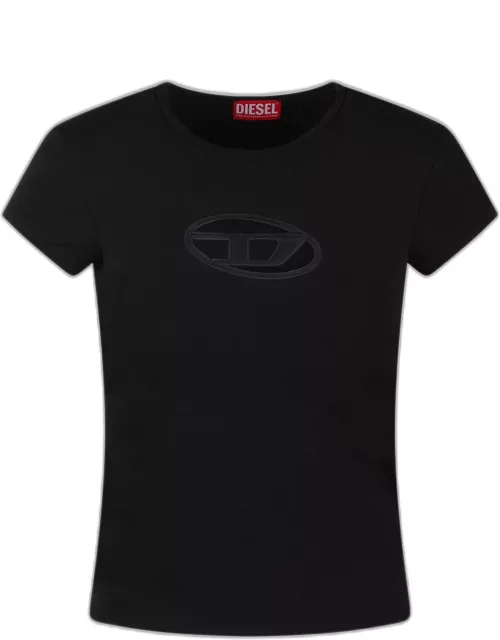 Diesel T-angie Logo Cut-out T-shirt