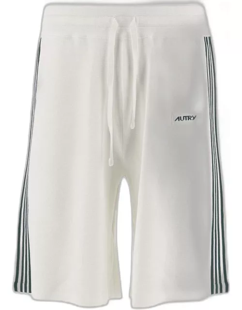 Autry Viscose Blend Short Pants With Logo