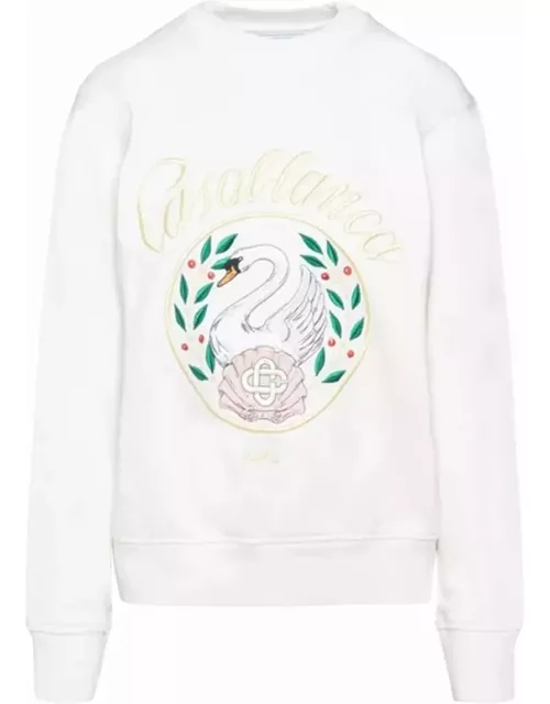 Casablanca Embroidered Cotton Sweatshirt