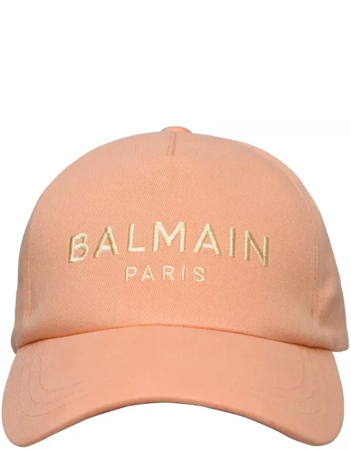 Balmain Logo Embroidered Baseball Cap