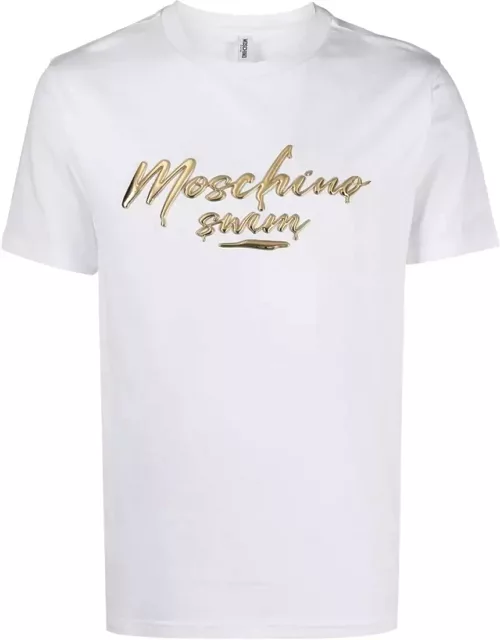 Moschino Swim Cotton Logo T-shirt