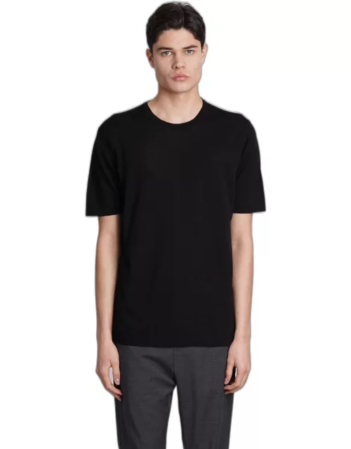 Roberto Collina T-shirt In Black Cotton