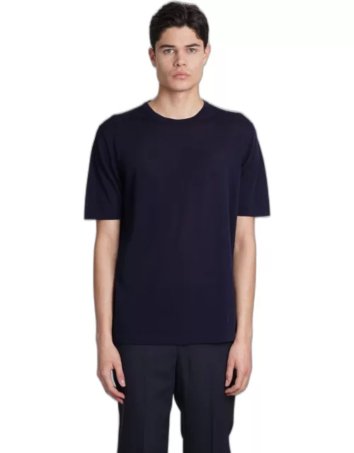 Roberto Collina T-shirt In Blue Cotton