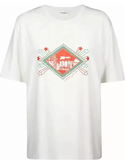 Saint Laurent Cotton Logo T-shirt