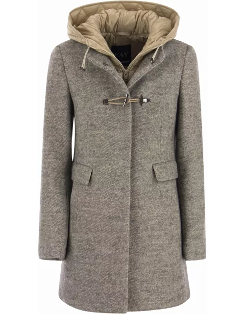 Fay Toggle - Wool-blend Coat With Hood