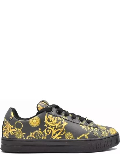 Versace Jeans Couture Jeans Couture Printed Leather Sneaker