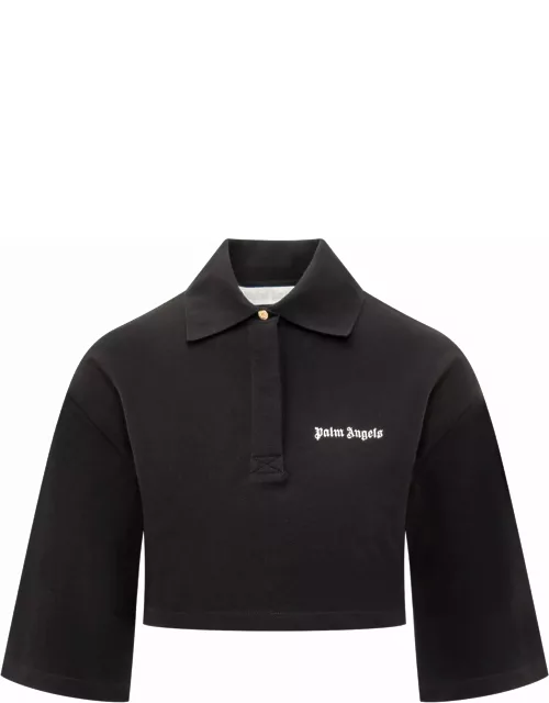 Palm Angels Polo Shirt With Logo