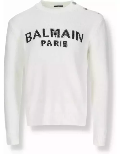 Balmain Cotton Logo Sweater