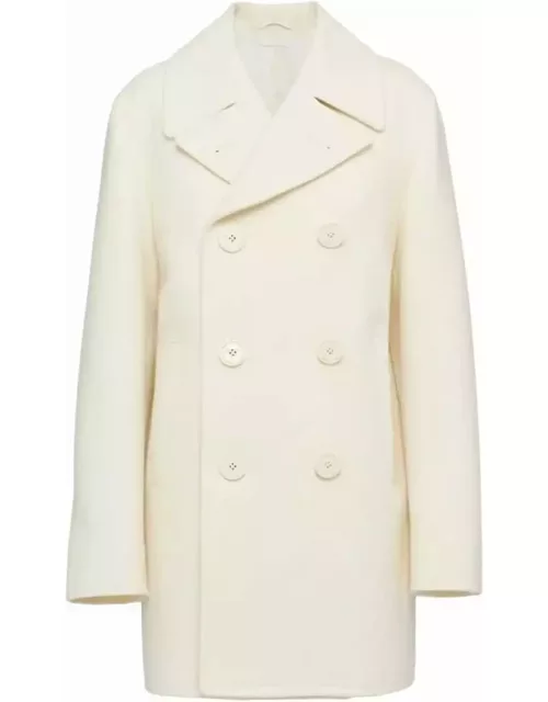 Prada Double-breasted Wool Coat