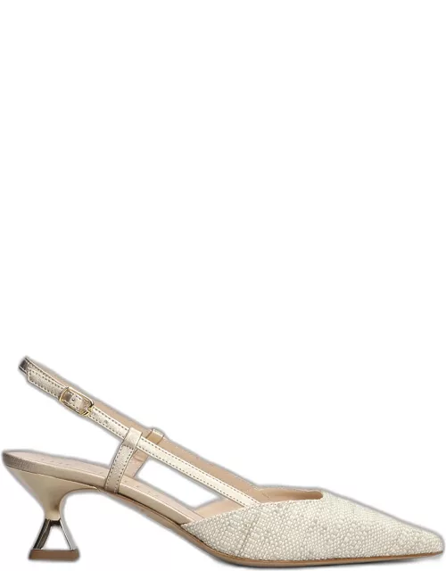 The Seller Pumps In Beige Fabric