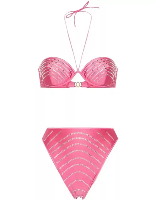 Oseree Flamingo Gem Balconette Bikini
