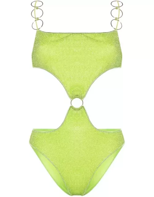 Oseree Lime Lumiere Ring Swimsuit