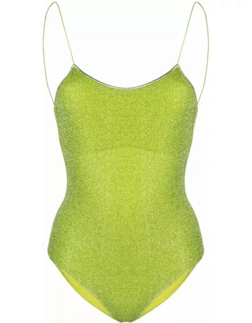Oseree Lime Lumiere Maillot One-piece Swimsuit