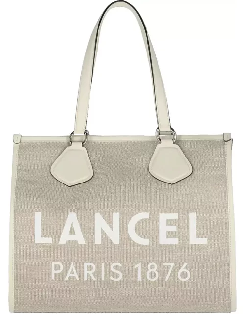 Lancel White Tote Bag