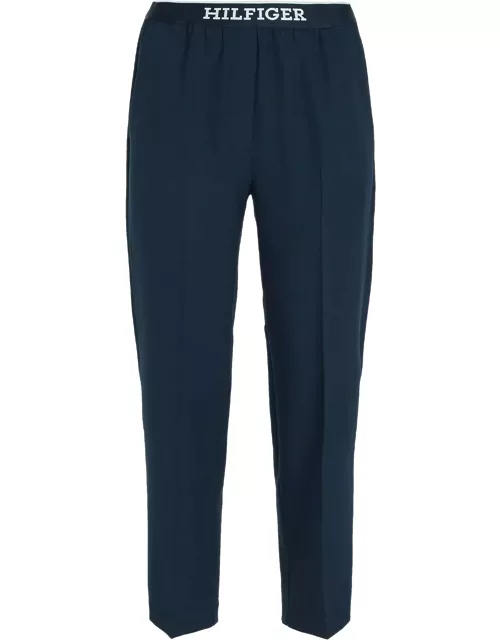 Tommy Hilfiger Slim Fit Trousers With Logo At The Waist