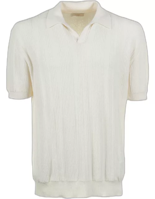 Altea Cream Short-sleeved Polo Shirt