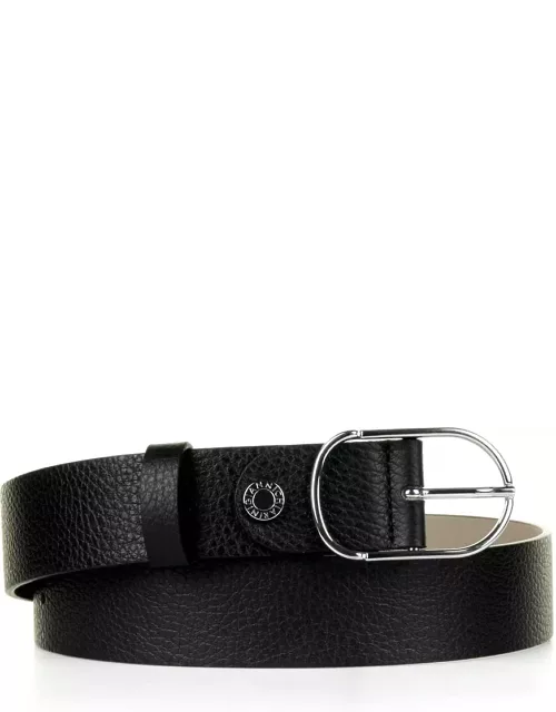 Gianni Chiarini Black Leather Belt