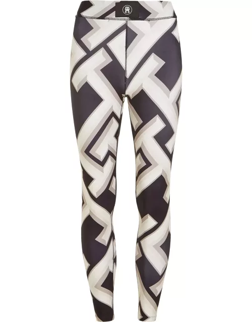 Tommy Hilfiger Sports Leggings With Chevron Pattern