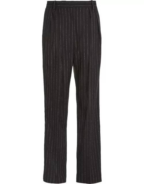 Tommy Hilfiger Relaxed Fit Straight Pinstriped Trouser