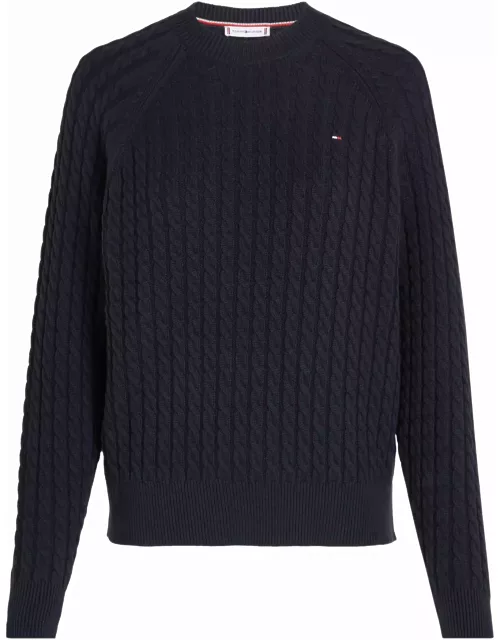 Tommy Hilfiger Relaxed-fit Sweater In Woven Knit