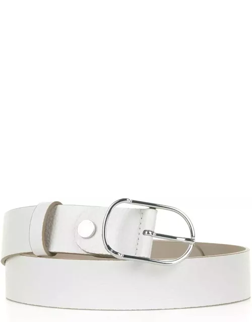Gianni Chiarini White Leather Belt
