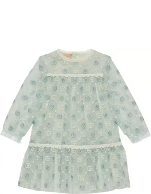Gucci Tulle Dress With Embroidery