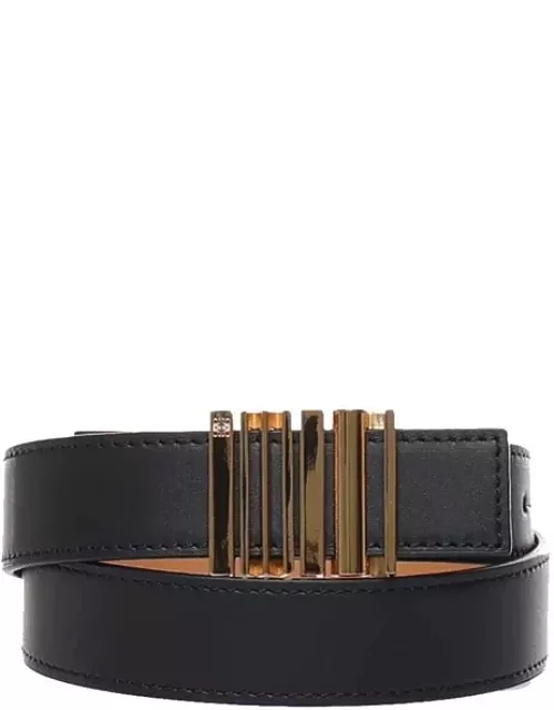 Loewe Graphic Belt In Classic Calf Leather