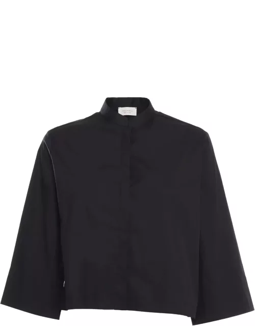 Mazzarelli Black Cropped Shirt