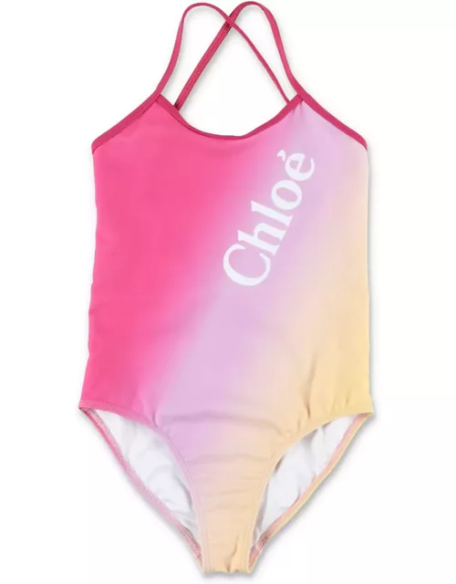 Chloé Logo One-piece Swimsuit